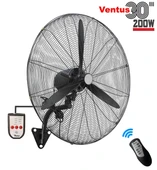 Ventus 30" Vantilatör 200W Duvar Tipi Uzaktan Kumandalı (75cm Çap) - 1