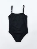 Kare Yaka Kız Çocuk Mayo - 1