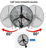 Ventus 30" Vantilatör 200W Duvar Tipi Uzaktan Kumandalı (75cm Çap) - 4
