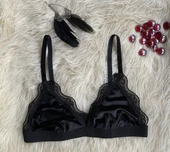 Siyah Kadife Bralet DS200111BR thumbnail 4