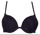 Siyah sırt detaylı Ekstra Push-Up Tshirt Bra Sütyen - 3