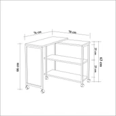 Esyala Rina Çok Amaçlı Sehpa Atlantik - 6