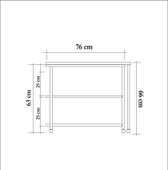 Esyala Rina Çok Amaçlı Sehpa Atlantik - 8