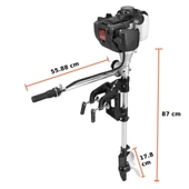 Tomking TK140FB Dıştan Takma Motor 4 Strok - 2