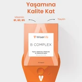 Wiserlife B Complex Taurin Takviye Edici Gıda 30 Kapsül thumbnail 5