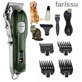 WAER WA-095 Şarjlı Kedi Köpek Tıraş Makinesi | 6500 RPM Motor | 4 Taraklı | USB Şarjlı - 6