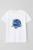 Erkek Bisiklet Yaka %100 Pamuk Datça Baskılı Kısa Kollu T-shirt - 2