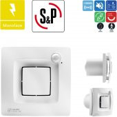 Soler & Palau Silent Dual 300 Fan 150mm 235 Debi Sensörlü Egzoz Ortam Havalandırma Fanı Tasarruflu AGMair sp agm Havalandırma Fanı - 1