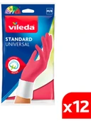 Vileda Universal Standart Eldiven Orta M/8 x 12 Adet - 1
