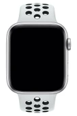 Apple Watch Series SE 44 MM Fileli Kordon Beyaz-Siyah - 5