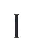 Apple Watch 7 45 MM Tek Parça LARGE Hasır Kordon Kömür - 1