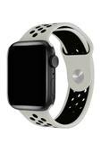 Apple Watch Series 6 40 MM Fileli Kordon Gri-Siyah - 3