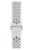 Apple Watch Series SE 44 MM Fileli Kordon Beyaz-Siyah - 1