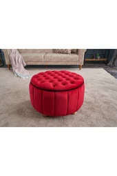 Evdebiz KırmızıJasmin Puf - 1