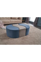 Evdebiz Mavi Alya Puf - 3