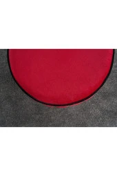 Evdebiz Kırmızı Lindy Puf - 3