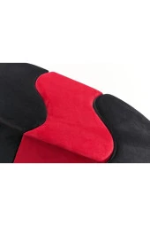 Evdebiz Alya Puf Siyah Kırmızı - 4