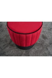 Evdebiz Puf Kırmızı - 4