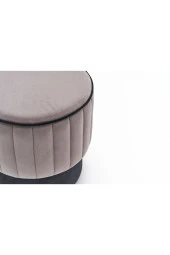 Evdebiz Gri Rose Puf - 7
