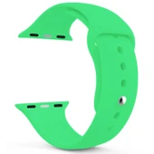 Apple Watch Series 5 44 MM Silikon Kordon Yeşil - 1