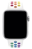 Apple Watch Series SE 40 MM Fileli Kordon Beyaz-Renkli - 3