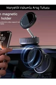 Plentiful Güçlü 360° Dönebilen Manyetik Kilitli Araç Telefon Tutucu - 2