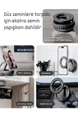 Plentiful Manyetik Araç Telefon Tutucu 360 Derece Dönebilir Araç Cam Ayna Uyumlu K11 thumbnail 6