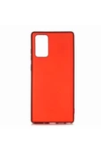 Samsung Galaxy Note 20  Premium Silikon Kılıf Bordo - 1