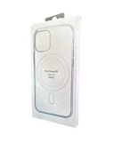 İPhone 15 için Kılıf Kamera Korumalı Magsafe Wireless Şarj Özellikli Şeffaf Kılıf - 7