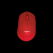 Logıtech 910-004911, M330 Kırmızı, Usb Nano 2,4g Kablosuz, 1000dpi, Optik, 3 Tuşlu, 24ay Pil Ömrü, Sessiz Mouse - 1