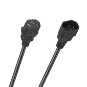 ONTECH - S-lınk Slx-207 0.75mm 1,5mt Monitör Power Uzatma Kablosu - 1