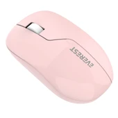 Everest Smw-973, Pembe, Usb Nano 2,4g Kablosuz, 1200dpi, Optik, 4 Tuşlu, Mouse - 1
