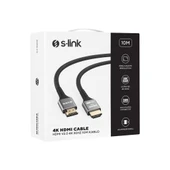 S-lınk Slx-hd4k10, 4k Uhd, Hdmı V2.0, 10mt. 30hz. Metal Uçlu, Kablo - 4