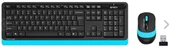 ONTECH - A4 Tech Fg1010 Q Mavi Mm Kablosuz Klv+mouse Set - 1