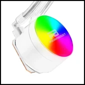 Powerboost Noble 240w, 240mm, Rainbow, 2 Fanlı, (lga1700/am4/am5) Uyumlu, Cpu Sıvı Soğutma (beyaz) - 4