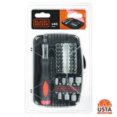 Black Decker A7062 40 Parça Cırcırlı Tornavida ve Vidalama Uç Seti - 4