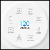 Tp-lınk Deco-x10, Ax1500, Üçlü Mesh, 130-1201mbps Dual Band, Wifi6, 2port Gigabit Lan, 520m2 Kapsama Alanı, Router, Geni - 4