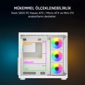 TEKNOTEG - JAMES DONKEY STARK S800 4X ARGB BEYAZ GAMING KASA - 3