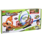 360 Derece Döner Parkurlu Yarış Seti 15 Parça - 1