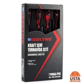 İzeltaş Kraft Seri Tornavida Seti 7 Parça 4100008107 - 2