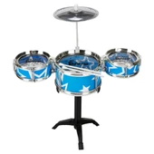 Eccho Jazz Drum Mini Davul Bateri Seti Mavi - 1