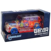 Şeffaf Off Road Arabası Sesli Işıklı 20 CM - 1