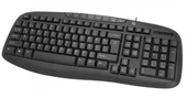 TEKNOTEG - FRISBY FK-4820QU MULTIMEDYA Q KLAVYE USB KABLOLU SİYAH - 2