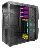 TEKNOTEG - VENTO TA-K62 KASA SİYAH 500W (PEAK) - 2