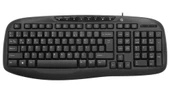 TEKNOTEG - FRISBY FK-4820QU MULTIMEDYA Q KLAVYE USB KABLOLU SİYAH - 1
