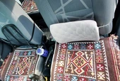 Pratik Oto Koltuk Kilim Seti • 3 Parça • Makine Dokuma • Akrilik & Polyester • Saçaklı - 2