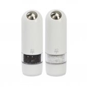 Galeri Kristal Peugeot Alaska Pilli Karabiber ve Tuz Değirmen Seti 16 Cm Beyaz - 1