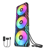 Asiahorse Matrix-Siyah 56 Adreslenebilir RGB LED 360 mm Fan - 1