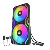 Asiahorse Matrix-Siyah 56 Adreslenebilir RGB LED 360 mm Fan - 1