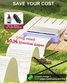 COLORWING M832 Seyahat için Kablosuz Taşınabilir Yazıcılar - 6